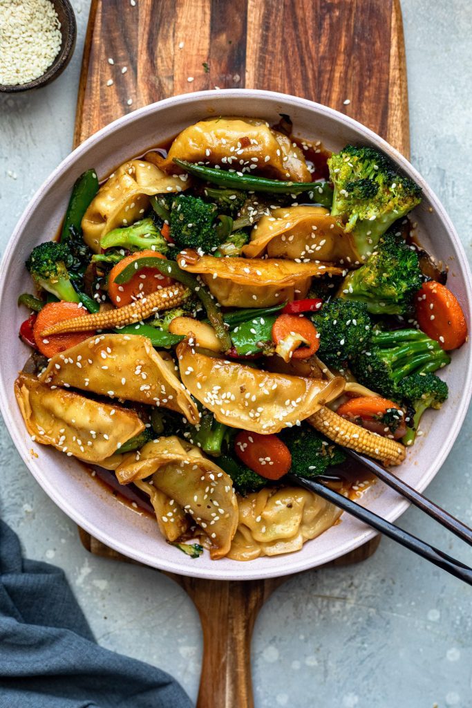 Potsticker Stir Fry recipe