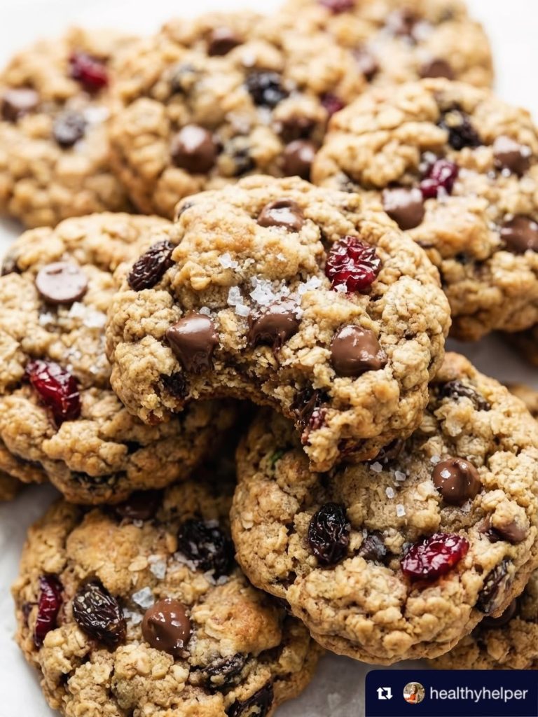 Oatmeal Raisin Protein Cookies recipe