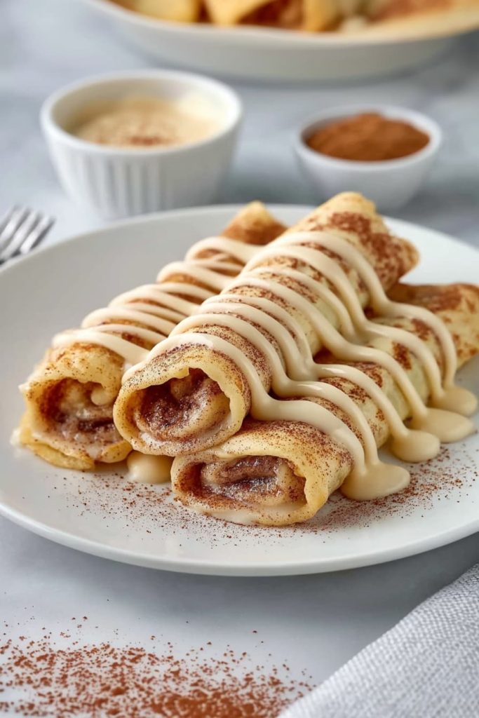Best Cinnamon Roll Protein Crepes recipe