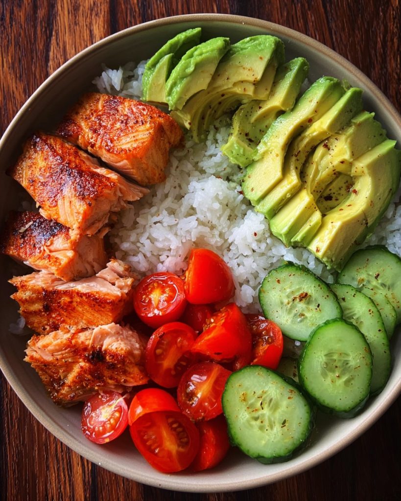 Salmon Rice Glow Bowl