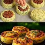 Stuffed Potato Nests Ground Beef recipe