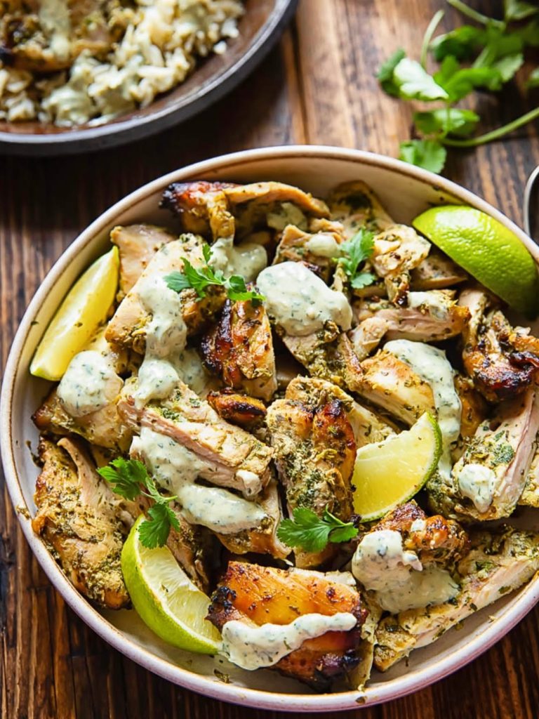 Cilantro Lime Chicken Thighs recipe