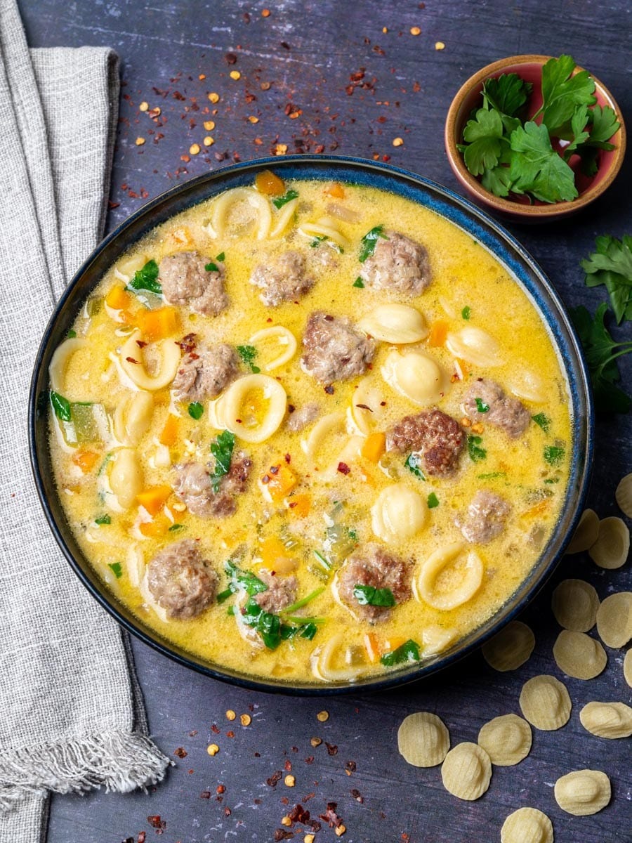 Cozy Swedish Meatball Soup recipe