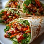 Sweet Chili Chicken Wraps recipe
