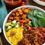 High Protein Ground Turkey Breakfast Bowls Recipe