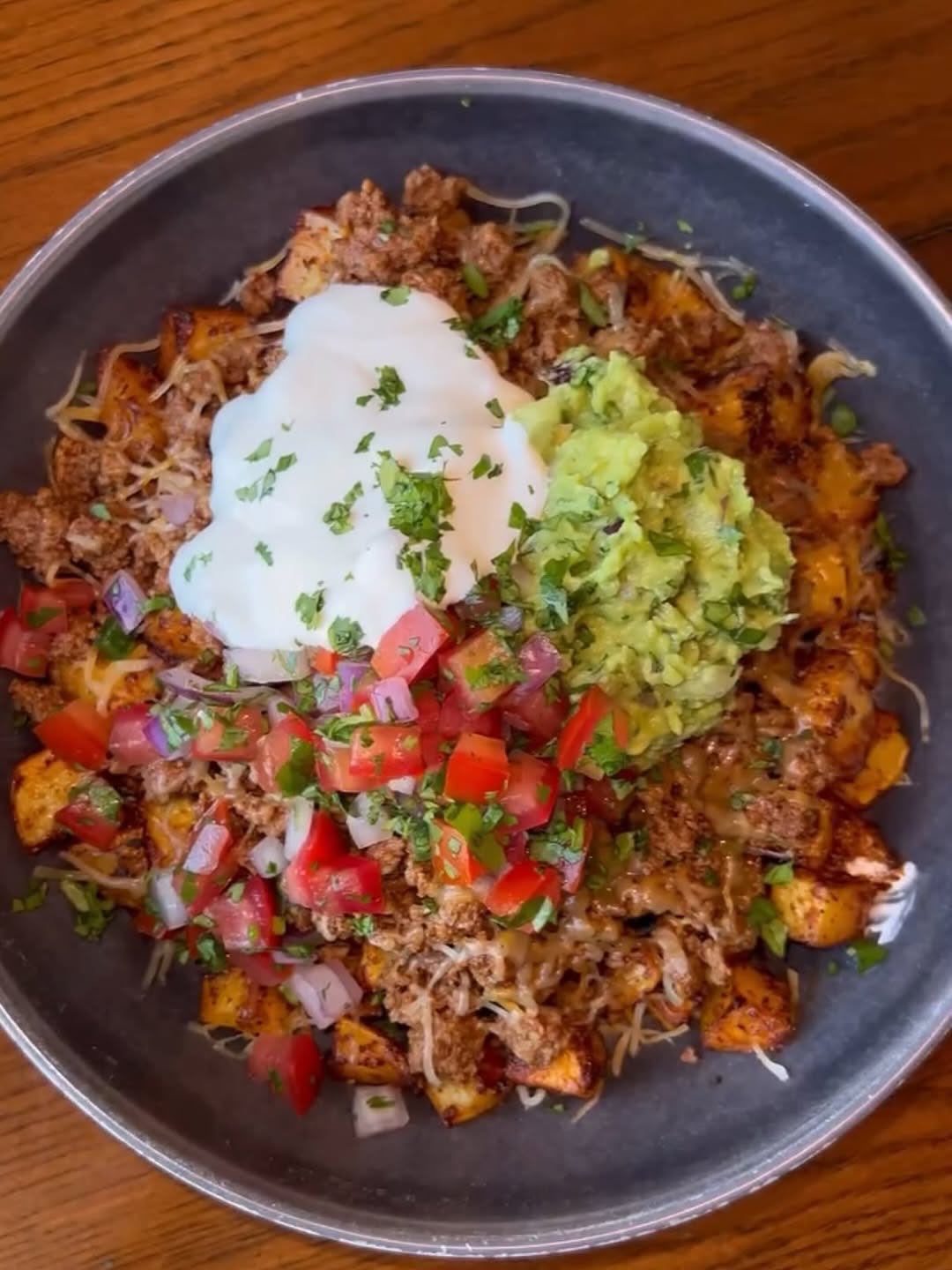 Loaded Potato Taco Bowl recipe