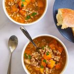 Slow Cooker Butternut Squash Sausage Soup recipe