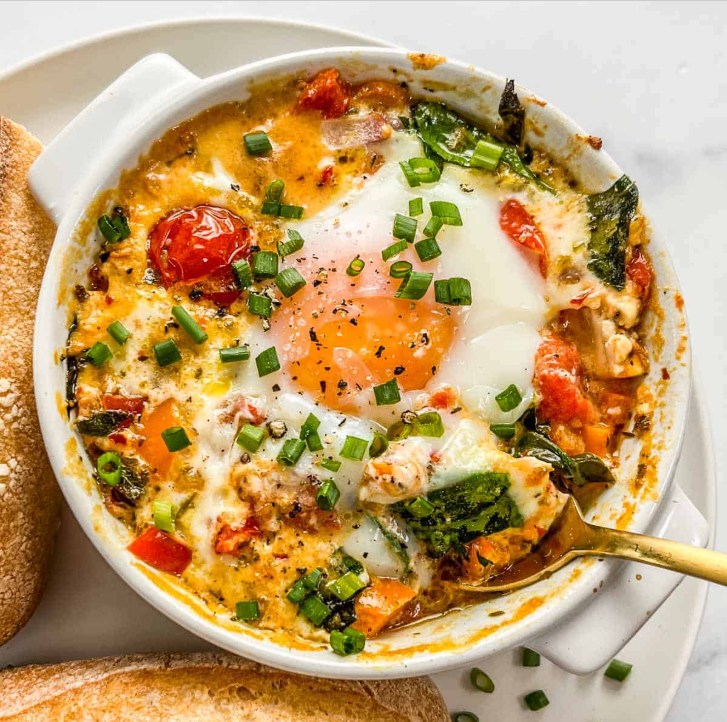 Baked Feta Eggs recipe