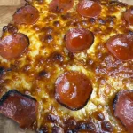 Viral Cottage Cheese Flatbread Pizza recipe