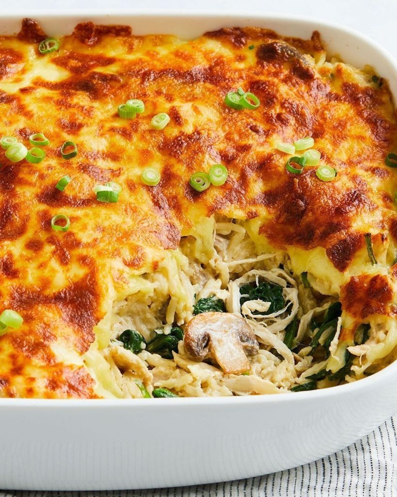French Onion Chicken Rice Bake recipe