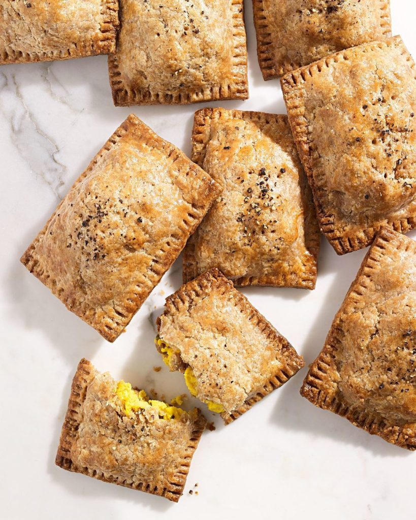High Protein Savory Breakfast Pop Tarts recipe