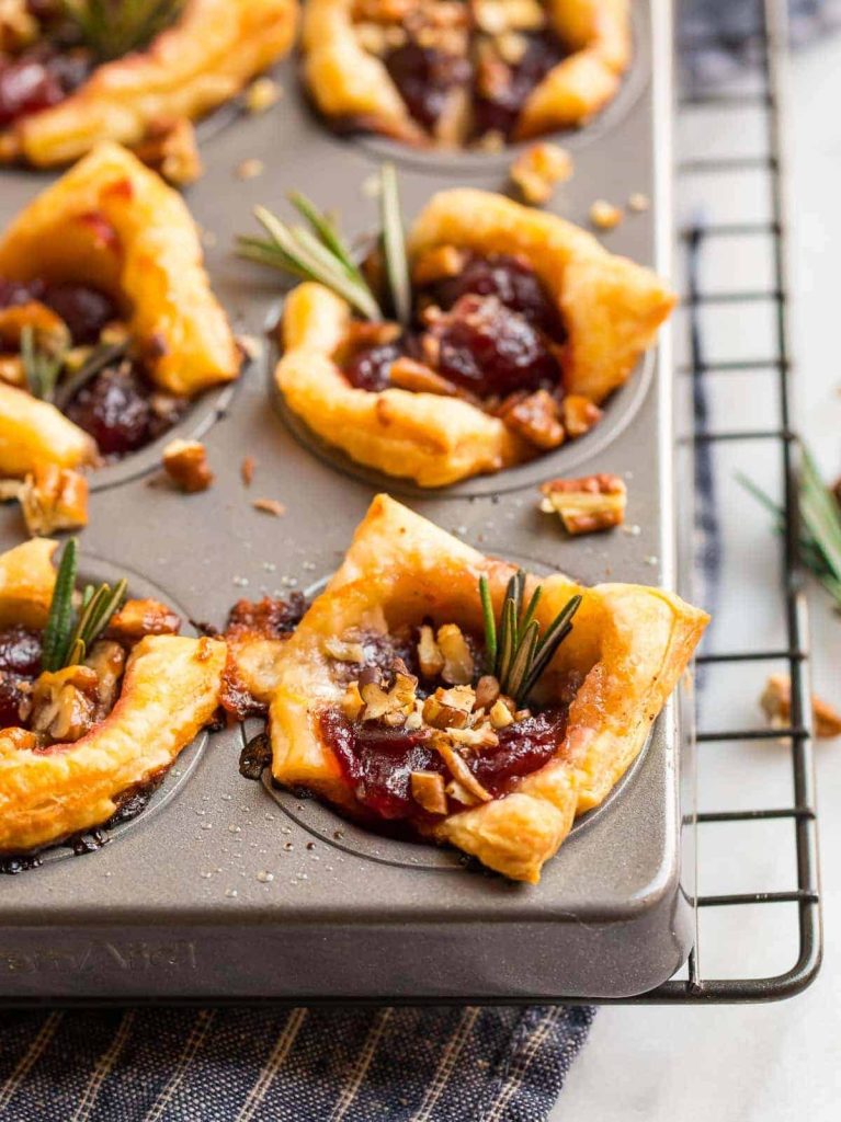 High Protein Cranberry Brie Bites recipe