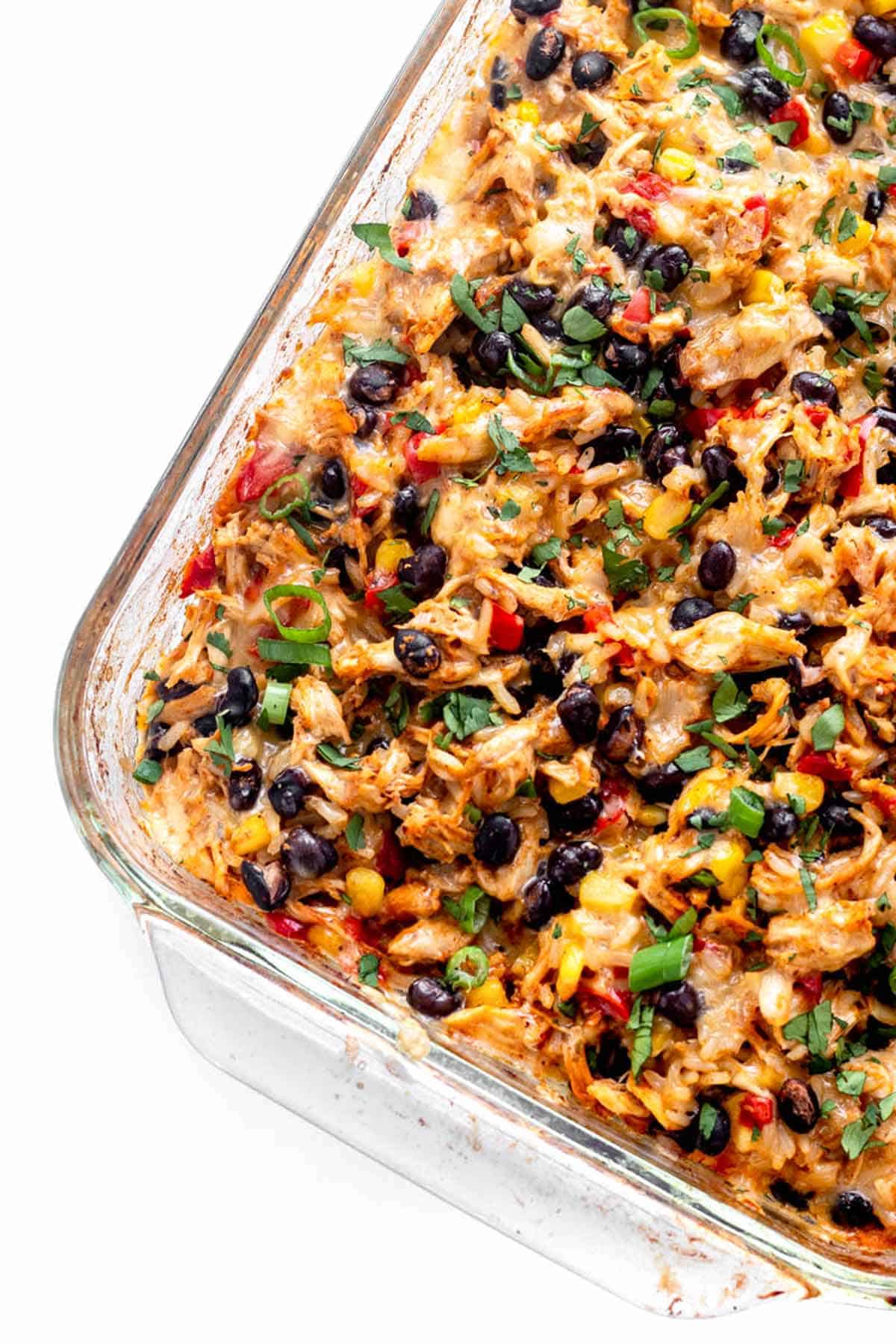 Easy Chicken Burrito Casserole recipe