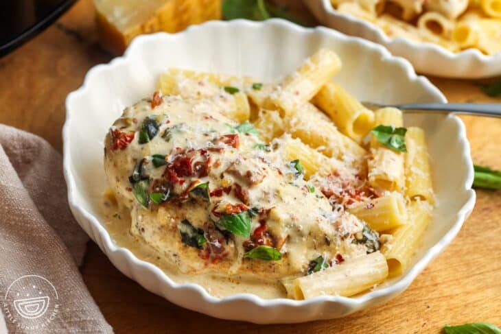 High Protein Crockpot Marry Me Chicken recipe