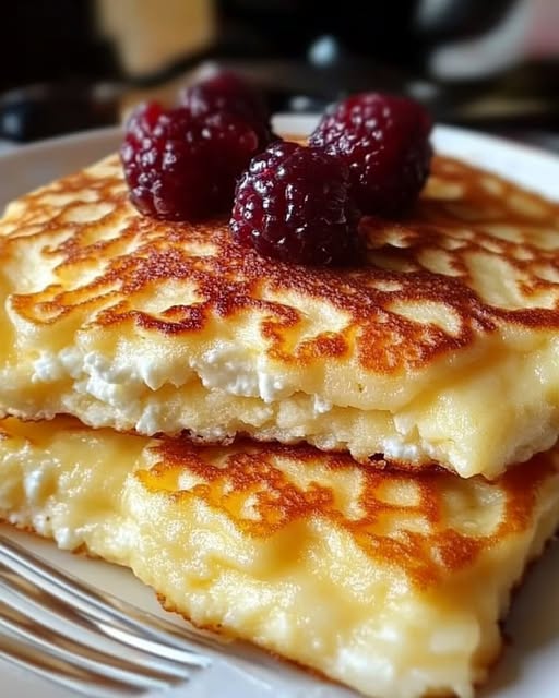 Low Carb Flourless Cottage Cheese Pancakes recipe
