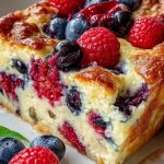High Protein Triple Berry Bake recipe