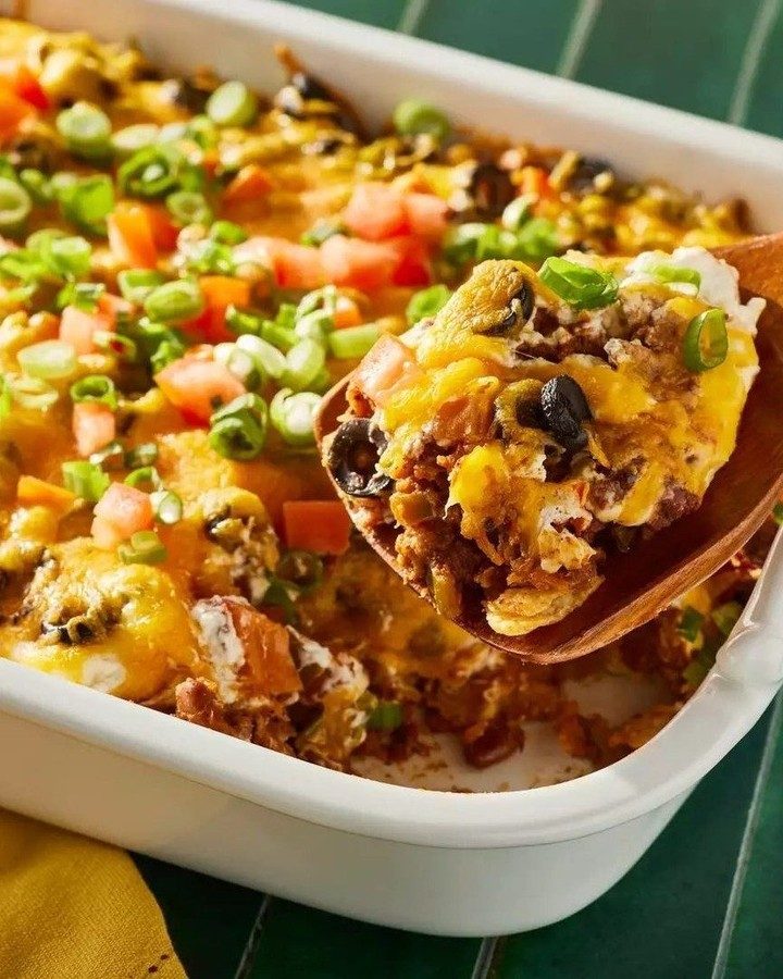 Ground Chicken Taco Casserole recipe