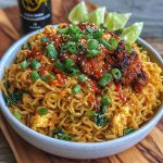 High Protein Spicy Gochujang Noodles recipe